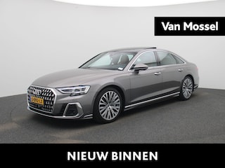 Audi A8 60 TFSI e quattro | PANORAMADAK | SOFTCLOSE | HEAD-UP | STOELKOELING & VERWARMING | MEMORY | B&O | S LINE IN & EXTERIEUR | VIRTUEEL | 360 CAMERA | LEDER | LED MATRIX | 12 MAANDEN BOVAG GARANTIE |