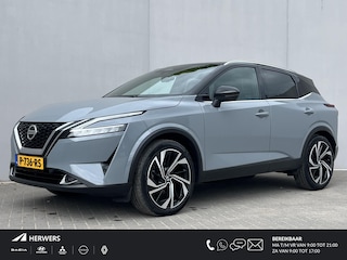 Nissan Qashqai 1.3 MHEV Xtronic Tekna Plus / Trekhaak (1.800KG) / Panoramadak / Adaptief Cruise Control / Cold Pack / Elektrische Voorstoelen Met Massage&Geheugen / Dode Hoek Detectie / 360 Camera / Parkeersensoren / 20'' Lichtmetalen Velgen / Elektrische Achterklep / Apple Carplay&Android Auto / Navigatie Full-Map / Bluetooth / Led-Koplampen /