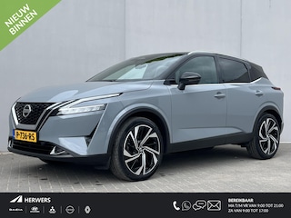 Nissan Qashqai 1.3 MHEV Xtronic Tekna Plus / Trekhaak (1.800KG) / Panoramadak / Adaptief Cruise Control / Cold Pack / Elektrische Voorstoelen Met Massage&Geheugen / Dode Hoek Detectie / 360 Camera / Parkeersensoren / 20'' Lichtmetalen Velgen / Elektrische Achterklep / Apple Carplay&Android Auto / Navigatie Full-Map / Bluetooth / Led-Koplampen /