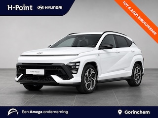 Hyundai Kona N Line Edition 1.6 GDI HEV 140pk AUTOMAAT | NAVI | APPLE CARPLAY / ANDROID AUTO | 18'' BI-COLOR LM-VELGEN | CAMERA | ADAPTIVE CRUISE |