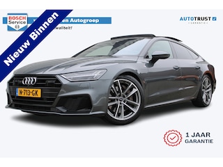 Audi A7 Sportback 55 TFSI quattro Pro Line S | Incl. 12 maanden garantie | Schuif/kantel panorama dak | 360° camera | Head-up display | Wegklapbare trekhaak | Matrix koplampen | Soft close | Memory zetels | Dode hoek detectie | Elektrische achterklep | Bowers & Wilkens | Standkachel |