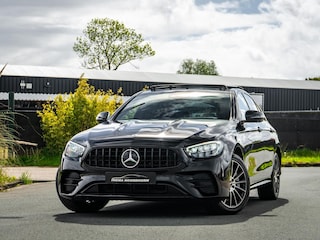 Mercedes-Benz E-klasse 300 e 4MATIC AMG Line |Panoramadak|Burmester|Nightpakket|Camera 360°|Dodehoek assis.|Stoelverw.|Memory|