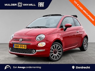 Fiat 500 Cabrio RED 1.0 Hybrid 70pk | NAVI | CLIMA | DAB+ | 16" LM-VELGEN | APPLE CARPLAY / ANDROID AUTO |