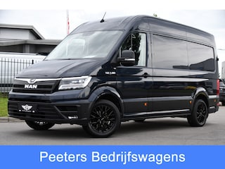 MAN TGE 3.180 35 2.0 L3H3 Black Edition Full Options! Adpatieve Cruise, Camera, Carplay, 177pk, LED, Stuurverwarming, Trekhaak, Multimedia, Voorruit verwarming, Uniek!