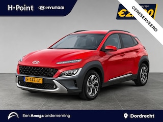 Hyundai Kona 1.6 GDI HEV Premium | TREKHAAK | LEDEREN BEKLEDING | NAVI | APPLE/ANDROID MULTIMEDIA | HEAD-UP DISPLAY | ADAP. CRUISECTR |