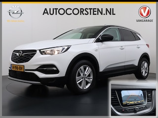 Opel Grandland X T 131PK Automaat Trekhaak Navi Camera Ecc Apple Carplay Android Auto Pdc Business Executive Elek.Achterklep Bi-Coulour AGR-Comfort Stoel Lane Assist Isofix Lmv Zwart Dak Keyless Origineel Nederlandse Auto