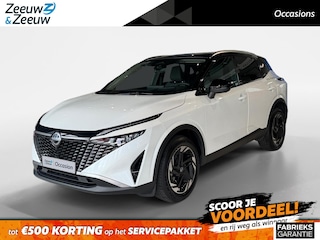 Nissan Qashqai 1.3 MHEV Xtronic N-Connecta 158PK AUTOMAAT + Cold Pack (stoel- stuur en voorruitverwarming) + Easy Pack (elektrische achterklep | All Season banden | Google built-in | Apple Carplay & Android Auto | Adaptive Cruise Control | Climate Control |