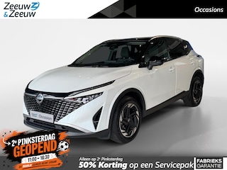 Nissan Qashqai 1.3 MHEV Xtronic N-Connecta 158PK AUTOMAAT + Cold Pack (stoel- stuur en voorruitverwarming) + Easy Pack (elektrische achterklep | All Season banden | Google built-in | Apple Carplay & Android Auto | Adaptive Cruise Control | Climate Control |