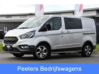 Ford Transit Custom 2.0 TDCI L1H1 Active DC Full Options! Adaptieve Cruise, Camera, Xenon, Carplay, Leder, Automaat, 170pk, Multimedia, Uniek!