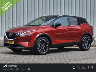 Nissan Qashqai 1.3 MHEV Tekna / Trekhaak / Panoramadak / Head-Up Display / Elektrisch Verstelbare Bestuurdersstoel / Elektrische Achterklep / Adaptief Cruise Control / Apple Carplay & Android Auto / Climate Control /