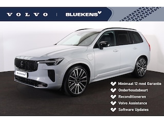 Volvo XC90 T8 Recharge AWD Black Edition Ultra Dark Exec. Ed. - Luchtvering - Panorama/schuifdak - IntelliSafe Assist & Surround - 360º Camera - Bowers & Wilkins audio - Adaptieve LED koplampen - Verwarmde voorstoelen, stuur & achterbank - Parkeersensoren voor & achter - Elektr. bedienb. voorstoelen met geheugen - Head up display - Draadloze tel. lader - Extra getint glas - Inklapbare trekhaak - 22' LMV