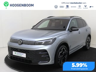 Volkswagen Tiguan 1.5 eHybrid R-Line Edition | SoH 98% | Panoramadak | Trekhaak | Lederen bekleding ‘Varenna’ | Harman/kardon | Adaptieve demping | Head-up display | Black style |