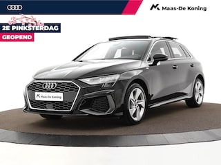 Audi A3 Sportback 40 TFSIe 204pk S-tronic S Edition · Panoramadak · Apple/Android Car Play · Lederen Bekleding · Cruise Control · Navigatie · Stoelverwarming · P-Sensoren · 17'' Inch ·
