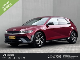 Hyundai Ioniq 5 N Line Edition Limited 84 kWh / Fabrieksgarantie tot 09-2030 /Accu SoH 100% / 1.600 kg trekgewicht / WLTP 515 km / Warmtepomp / Camera / Stuur- & stoelverwarming / CCS snel laden / 20" LM + All Season banden /