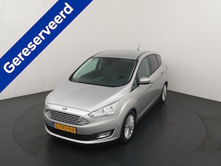 Ford C-MAX Ecoboost 125pk Titanium | Dealer onderhouden | Trekhaak | Winterpack | Sync 3 | Camera | Parkeersensoren rondom |