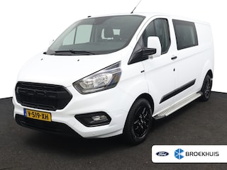 Ford Transit Custom 320 2.0 TDCI L2H1 DC | Dubbele Cabine | Marge! Komt geen BTW bij! | 6-Persoons | Leder | Navigatie | Camera | Laadruimte Pakket | Trekhaak |