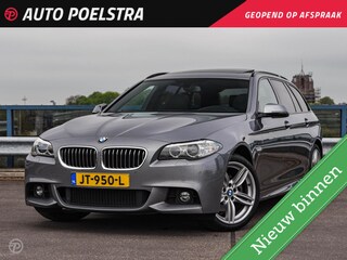BMW 5-serie Touring 520d High Executive M Sport | Panoramadak | Leder | Comfortzetels | Memory | Luchtvering | Trekhaak | 19" | Dealeronderhouden
