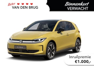 Volkswagen ID.Polo Style First Edition 52 kWh | €1000 inruilpremie | Panoramadak | Matrix Led (IQ-Light) | Afneembare Trekhaak | Assistance Pakket Plus | Multimedia Pakket |