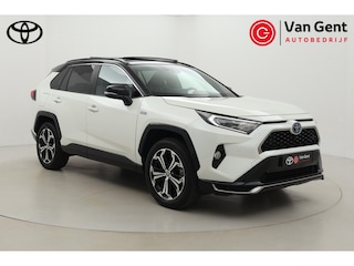 Toyota RAV4 2.5 Plug-in Hybrid AWD Bi-Tone Plus | Panoramadak | Trekhaak | 360 camera | Leder | Stoelverwarming/-ventilatie | Dodehoek detectie | JBL | Head-up display | Navigatie | Apple Carplay / Android Auto | Digitale binnenspiegel | 19 inch