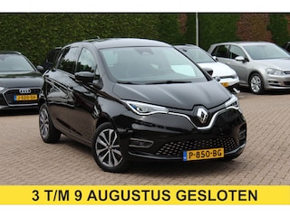Renault Zoe R135 Intens 52 kWh / Camera / CarPlay / Warmtepomp / Keyless / 16'' / Half leder / Dodehoek / Stuur+Stoelverwarming / DAB / Cruise Control
