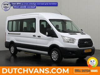Ford Transit 2.0TDCI L3H2 |Personenbus | 9-Persoons | € 21720,-- incl BTW | Airco | Camera | Cruise | 3-3-3 Stoelopstelling