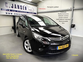 Opel Zafira Tourer 1.4 Cosmo 7-persoons Prachtig interieur! | Electronic climate controle | Half-lederen bekleding | Panoramadak