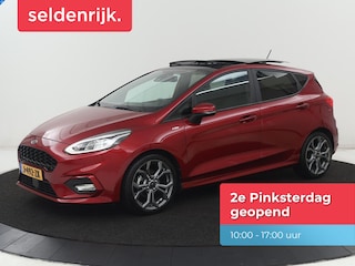 Ford Fiesta 1.0 EcoBoost ST-Line | 1e eigenaar | Panoramadak | Carplay | Climate control | Parkeerhulp | Cruise control | DAB | Bluetooth | Keyless start