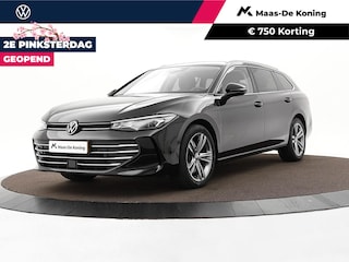 Volkswagen Passat Variant 1.5 eHybrid 204pk PHEV DSG Business · Camera · Elek. Voorstoelen + Massagefunctie · Stuur- & Stoelverwarming · Optiekpakket Zwart · Side Assist · Garantie t/m 18-08-2028 of 100.000km