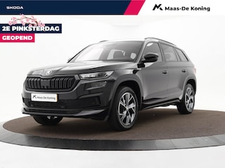 Skoda Kodiaq 1.5 TSI 150pk DSG Sportline Business · Camera · Inklap. Trekhaak · Matrix LED · Elek. Stoel + Geheugen · Apple/Android Car Play · Keyless · Garantie t/m 22-02-2028 of 100.000km