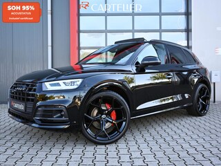 Audi Q5 55 TFSI e S-Line Quattro Competition Black Edition | Luchtvering | Pano | B&O | 22'' | Alcantara | Ambilight+ | Matrix Led | Camera | Head-Up | Electic Seats | Memory | Trekhaak | Blind Spot | ACC | Lane Assist | Virtual Cockpit | Carplay