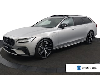 Volvo V90 T6 Plug-in hybrid AWD Ultimate Dark | Panoramadak | Trekhaak | Long Range | Luchtvering | Bowers & Wilkins | Long Range | Stoel en stuurwielverwarming |