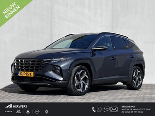 Hyundai Tucson 1.6 T-GDI PHEV Premium 4WD / Fabrieksgarantie tot 03-2027 / Afn. trekhaak 1.350 kg / Camera 360° / Stoelventilatie / Stuur-, stoel- en achterbankverwarming / Navigatie / Apple Carplay Android / 19" LM wielen /