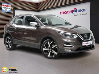 Nissan Qashqai 1.3 DIG-T Tekna + ✅Memory Seats✅Stoelverw.✅Trekhaak✅Keyless✅Panodak✅Leer✅Camera✅