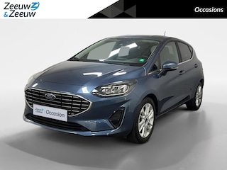 Ford Fiesta 1.0 EcoBoost Hybrid Titanium NAVI AIRCO CAMERA CRUISE CONTROLE STOELVERWARMING LM VELGEN APPLE CARPLAY ANDROID AUTO STUURVERWARMING ZEER MOOIE AUTO DEALER ONDERHOUDEN
