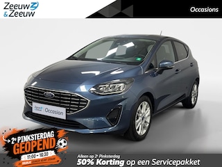 Ford Fiesta 1.0 EcoBoost Hybrid Titanium NAVI AIRCO CAMERA CRUISE CONTROLE STOELVERWARMING LM VELGEN APPLE CARPLAY ANDROID AUTO STUURVERWARMING ZEER MOOIE AUTO DEALER ONDERHOUDEN