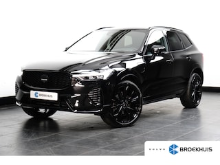 Volvo XC60 T6 Plus Black Edition Recharge Plug-In Hybrid AWD | H&K | HUD | Pano | Trekhaak | Nappa leder | Stoelventilatie | 360 camera |