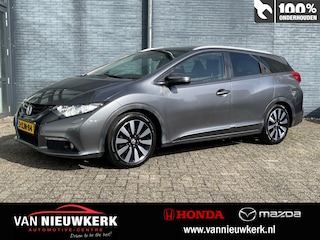 Honda Civic 1.8 142pk Automaat Executive | Trekhaak | Leer | Blindspot | Dealeronderhouden | Climatecontrol | Stoelverwarming |