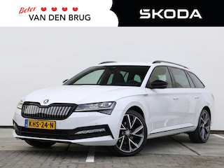 Skoda Superb Combi 1.4 TSI iV Sportline Business 128pk DSG | DCC | LED Matrix | Trekhaak | Side Assist | Cruise control | Navigatie |