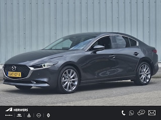 Mazda 3 2.0 e-SkyActiv-G M Hybrid 150 Exclusive-line / Trekhaak (1300 kg) / Stoel-stuurverwarming / Lederen bekleding / Apple carplay/Android auto /