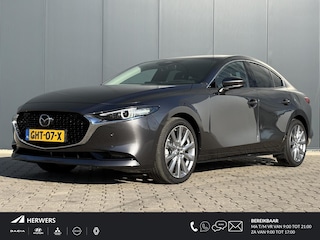 Mazda 3 2.0 e-SkyActiv-G M Hybrid 150 Exclusive-line / Trekhaak (1300 kg) / Stoel-stuurverwarming / Lederen bekleding / Apple carplay/Android auto /