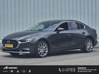 Mazda 3 2.0 e-SkyActiv-G M Hybrid 150 Exclusive-line / Trekhaak (1300 kg) / Stoel-stuurverwarming / Lederen bekleding / Apple carplay/Android auto /