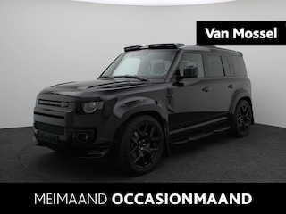 Land Rover Defender P300e X-dynamic SE | Urban uitgevoerd | 22" | Panoramisch Schuifdak | Elek. Trekhaak | ClearSight | Black Pack | Koelkast | Custom Leder |