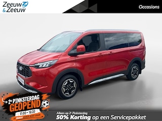 Ford Tourneo Custom 340 2.5 PHEV L1H1 Active 233 pk Automaat | 8 persoons | Dubbele schuifdeur | Uitgebreid alarm | Navigatie | Achteruitrijcamera | Elektrisch inklapbare trekhaak | Fabrieksgarantie tot 06-2029!