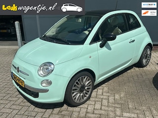 Fiat 500 1.2 Cult *leder *climate *16 inch *mintgroen/zwart
