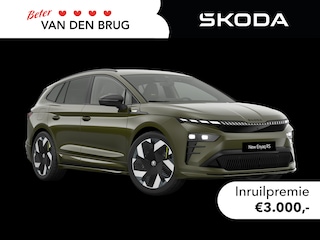 Skoda Enyaq 85X RS | Trekhaak | Panoramadak | Led Matrix | Achteruitrijcamera | Adaptieve cruise control | Elektrische achterklep | Stoel -& stuurwielverwarming | Business Upgrade pakket - Maxx | Winterpack