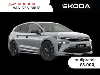 Skoda Enyaq 85X RS | Trekhaak | Panoramadak | Led Matrix | Achteruitrijcamera | Adaptieve cruise control | Elektrische achterklep | Stoel -& stuurwielverwarming | Upgrade Plus pakket Maxx | Warmtepomp