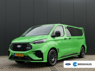 Ford Transit Custom 320 2.5 PHEV L2H1 MS-RT DC | Dubbele Cabine | Trekhaak | Adaptive LED | Spoilers | Navigatie | 19 Inch | Glaspanelen | CarPlay/Android Auto