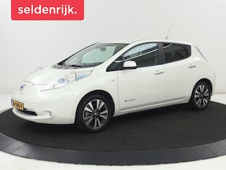 Nissan Leaf 30 kWh | SOH 88% | Leder | Stoelverwarming | Trekhaak | 360 Camera | Navigatie | Achterbankverwarming | Bose Sound | Bluetooth | Climate control | Cruise control | Origineel NL