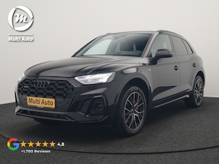Audi Q5 50 TFSI e S edition PHEV 300pk Dealer O.H. | Trekhaak Af Fabriek | Camera | Lederen Sportstoelen Verwarmd | Sfeerverlichting | Keyless | Blis | Navigatie | DAB | 20"L.M | Virtual | Plug In Hybrid |