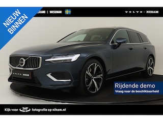 Volvo V60 T8 PLUG-IN HYBRID AWD ULTRA BRIGHT *FULL OPTIONS!* -PANO.DAK|BOWERS&WILKINS|GEVENT.LEDER+MASSAGE|360°CAM|HEAD-UP DISP.|19"